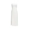 Nomi Fame Women's Amara White Midi Dress With Adjustable Straps In White