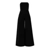 Nomi Fame Women's Sarah Black Palazzo Pant Corset Jumpsuit In Black