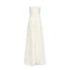 Nomi Fame Women's Sarah Creamy White Palazzo Pant Corset Jumpsuit In White