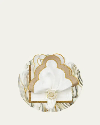Nomi K Cloud Round Iron Placemat In Multi