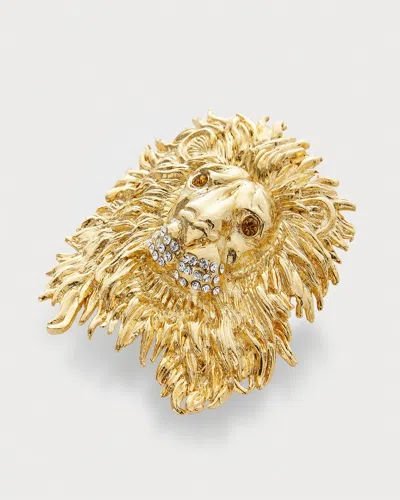 Nomi K Gold Lion Napkin Rings, Set Of 4