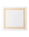 Nomi K Gold Shimmer White New Border Napkin In Gold/white