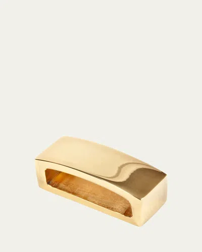 Nomi K Golden Bar Napkin Rings, Set Of 4