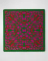Nomi K Square Butterfly Lacquer Placemat In Green