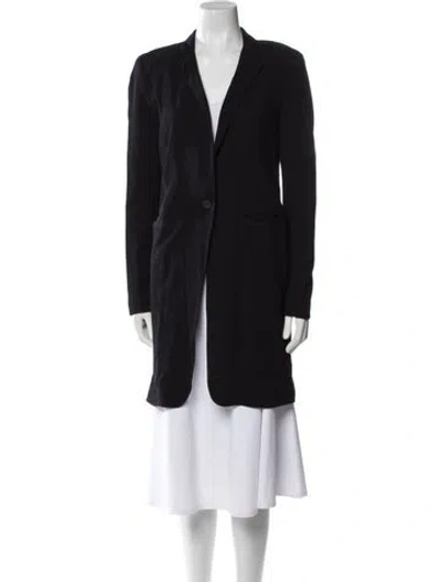 Pre-owned Nomia Coat In Black