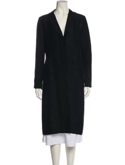 Pre-owned Nomia Coat In Black