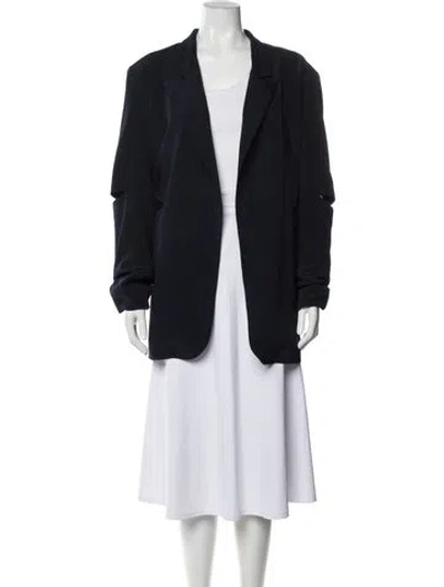 Pre-owned Nomia Coat In Blue
