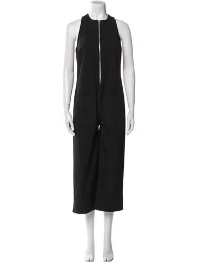 Pre-owned Nomia Crew Neck Jumpsuit In Black