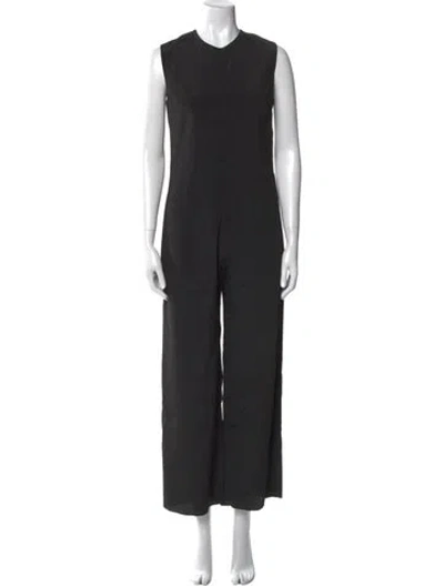 Pre-owned Nomia Crew Neck Jumpsuit In Black