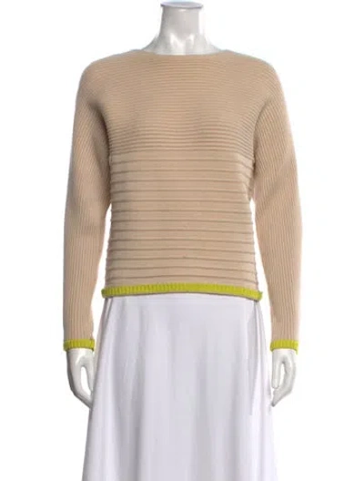 Pre-owned Nomia Crew Neck Sweater In Neutral