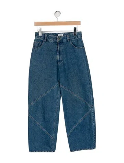 Pre-owned Nomia High-rise Wide Leg Jeans In Blue