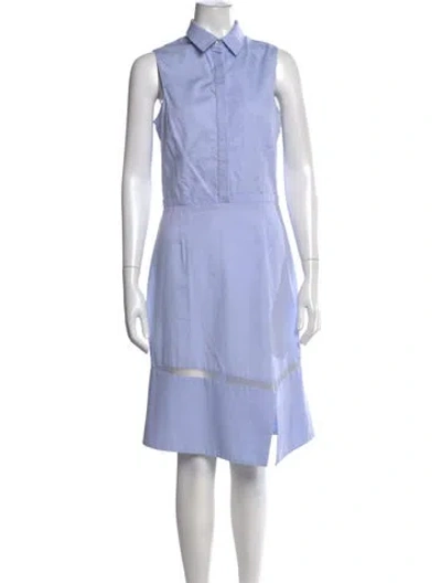 Pre-owned Nomia Knee-length Dress In Blue