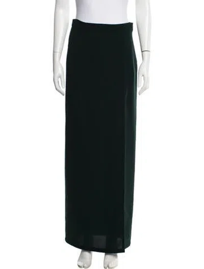 Pre-owned Nomia Long Skirt In Green