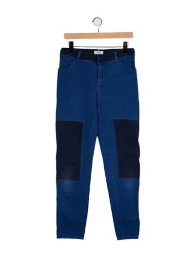 Pre-owned Nomia Mid-rise Skinny Leg Jeans In Blue