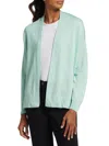 Nominee Women's Linen Blend Flyaway Cardigan In Pistachio