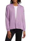 Nominee Women's Linen Blend Flyaway Cardigan In Purple