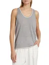 Nominee Women's Tipped Wool Tank In Grey