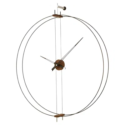 Pre-owned Nomon Barcelona Wall Clock By , Walnut & Fiberglass, Modern Design In Brown