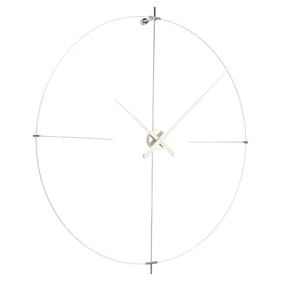Pre-owned Nomon Bilbao L Wall Clock By : Modern Wood & Fiberglass Design In Brown