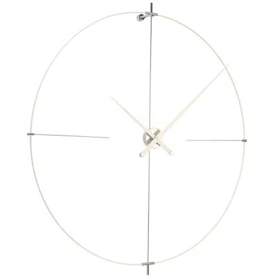 Nomon Bilbao Oversized 41.34" Wall Clock In White