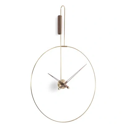 Nomon Daro Wall Clock In Brass