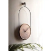 Nomon Eslabon Wall Clock In Walnut,black