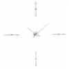 Nomon Merlin Wall Clock In Silver