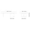 Nomon Nova 4 Coffee Table In Walnut,black