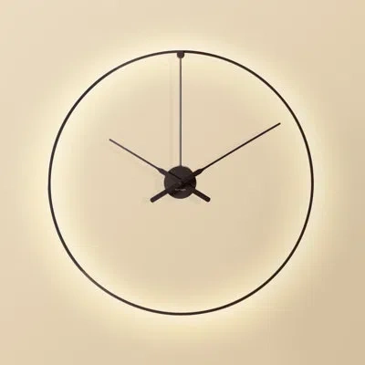 Nomon Ombra Wall Clock In Black