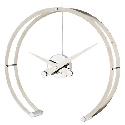 Pre-owned Nomon Omega I Table Clock By , Stainless Steel & Chrome, Modern Design In Sand