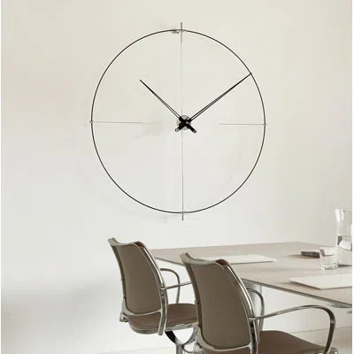 Nomon Oversized Bilbao 41.3" Wall Clock In Black,black
