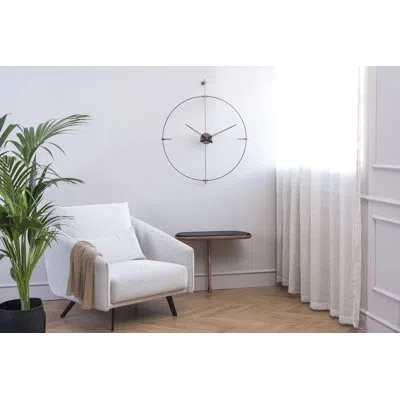 Nomon Oversized Mini Bilbao Wall Clock In Black,graphite