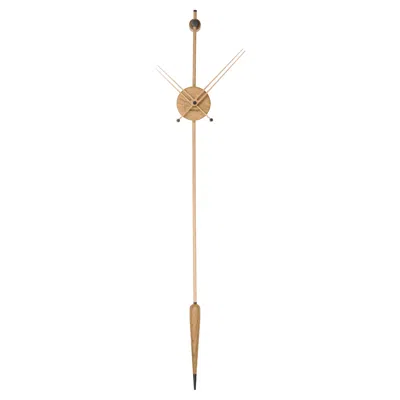 Pre-owned Nomon Punto Y Coma Premium Wall Clock By Jose Maria Reina In Brown