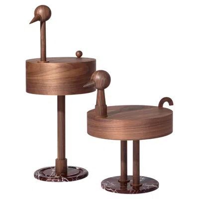 Pre-owned Nomon Rara Avis Side Tables By Mermelada Estudio In Brown