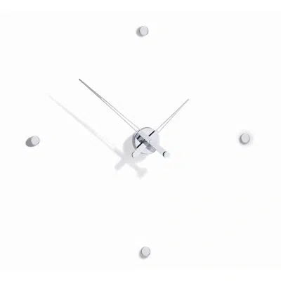 Nomon Rodon Oversized 29.1" Wall Clock In Silver