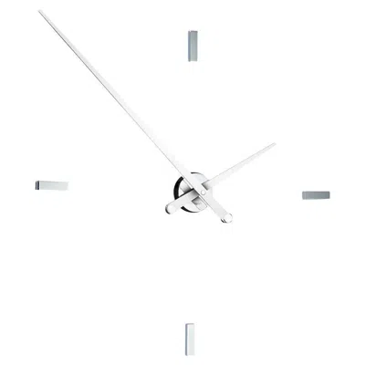 Pre-owned Nomon Tacón 4 L Wall Clock Made In Spain And Ready To Ship In Brown