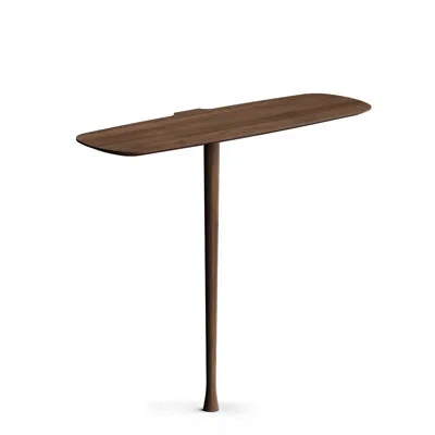 Nomon Unica Solid Wood Console Table In Walnut