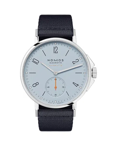 Nomos Ahoi Neomatik Sky Watch, 36.3mm In Light Blue