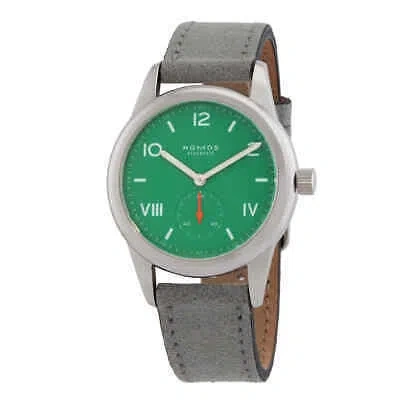 Pre-owned Nomos Club Campus 36mm Hand Wind Electric Green Dial Men's Watch 715.gb