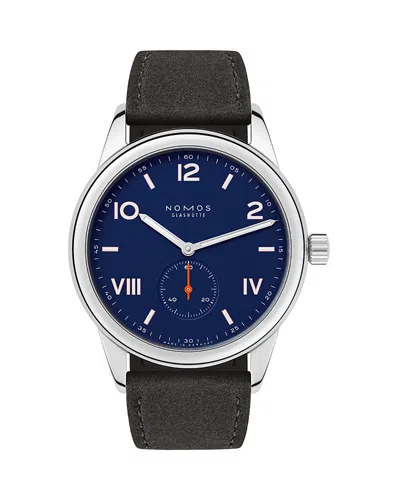 Nomos Club Campus 38 Watch, 38.5mm In Blue
