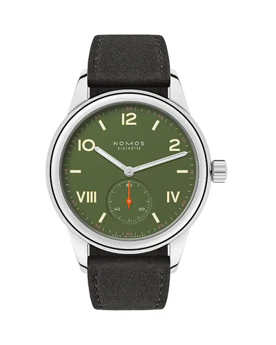 Nomos Club Campus All Olive Watch, 36mm In Green