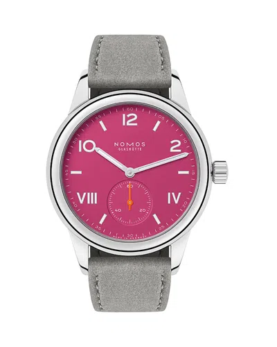 Nomos Club Campus Deep Pink Watch, 36mm