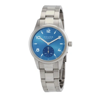 Nomos Club Sport Neomatik Automatic Polar Blue Dial Men's Watch 750 In Metallic