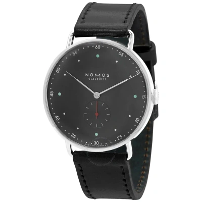 Nomos Metro Ruthenium-plated Dial Hand Wind Men's Watch 1111 In Black / Gray / Ruthenium