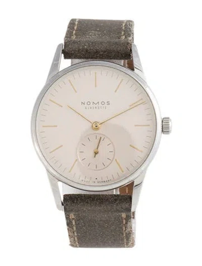 Pre-owned Nomos Orion 33 Watch In Multicolor