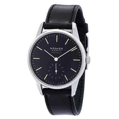 Pre-owned Nomos Orion Neomatik36 Automatic Black Dial Men's Watch 396