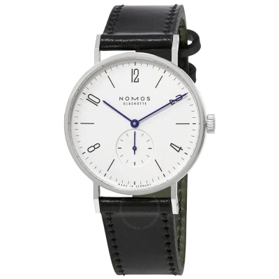 Nomos Tangente 38 Galvanized White Silver-plated Dial Men's Watch 164 In Black