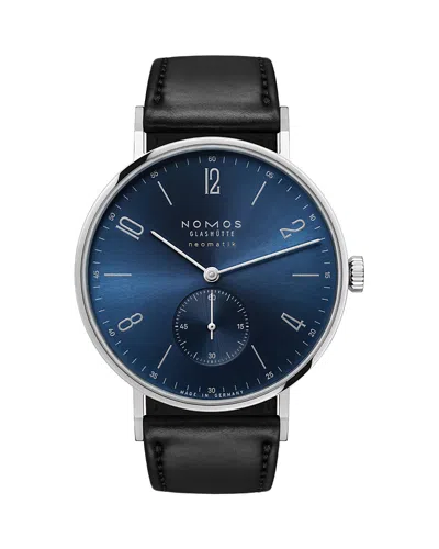 Nomos Tangente Neomatik 39 Watch, 38.5mm In Dark Blue/gold