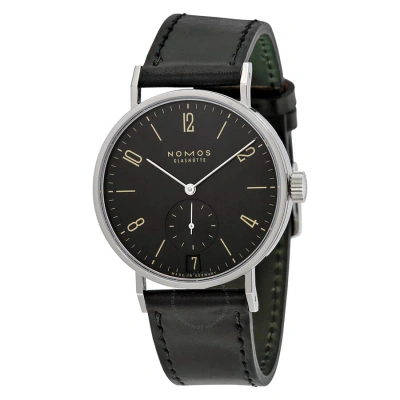 Nomos Tangomat Ruthenium Datum Deep Black Dial Men's Watch 604 In Black / Ruthenium