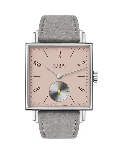 Nomos Tetra Die Kapriziose Watch, 29.5mm X 29.5mm In Gray